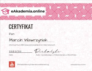 Dariusz Pichallski - SEO