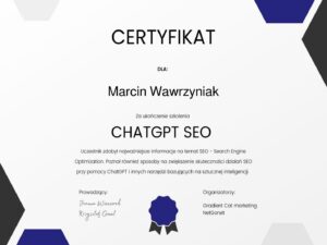 Netgonet - Sztuczna inteligencja seo